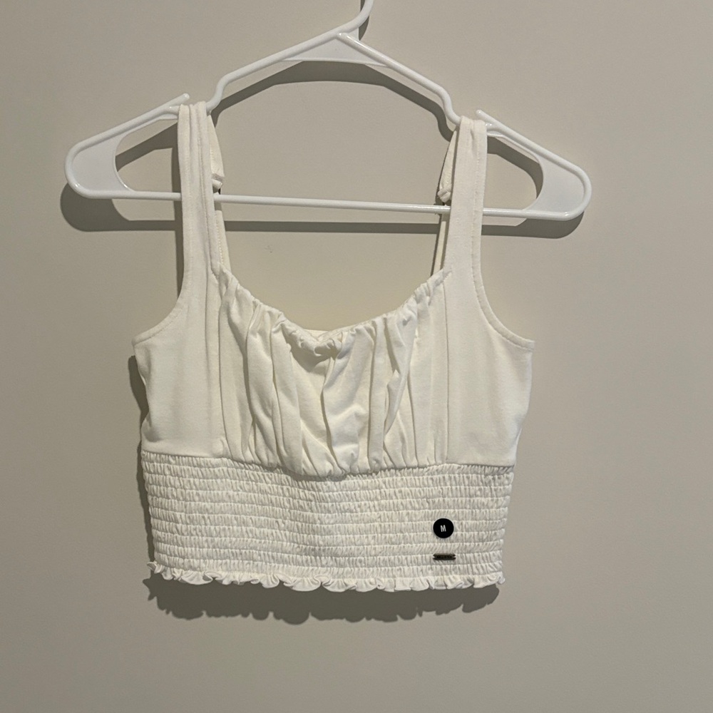 Hollister Cream Logo Tee